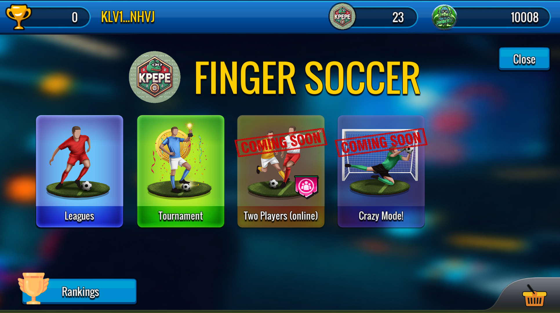 Finger Soccer